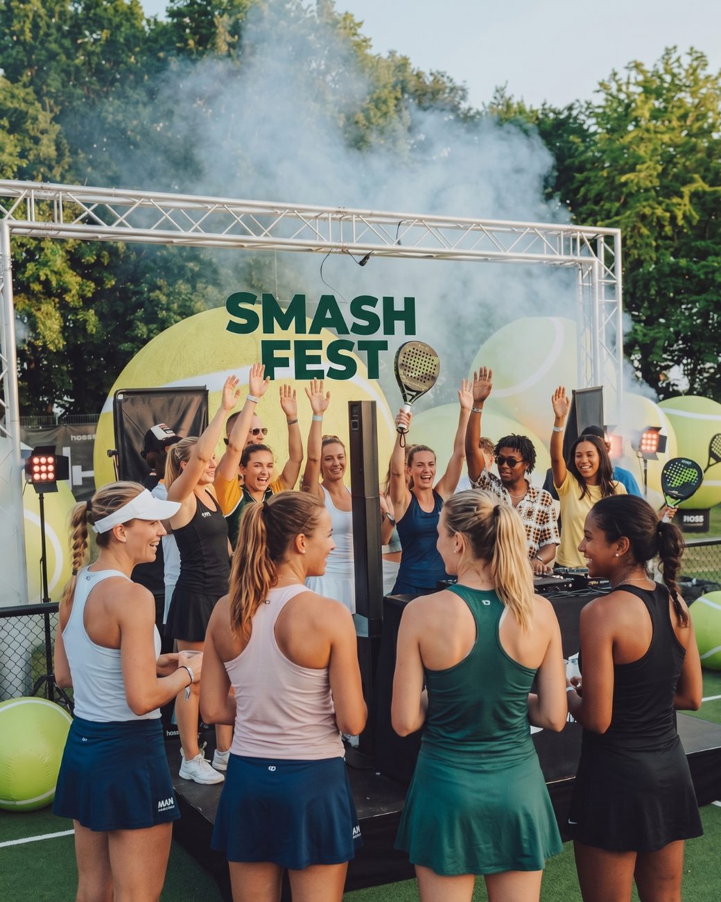 DJ en publiek bij de Smash Fest stage